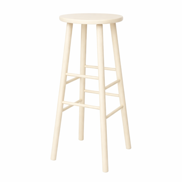 כסא בר יופיטר לבן