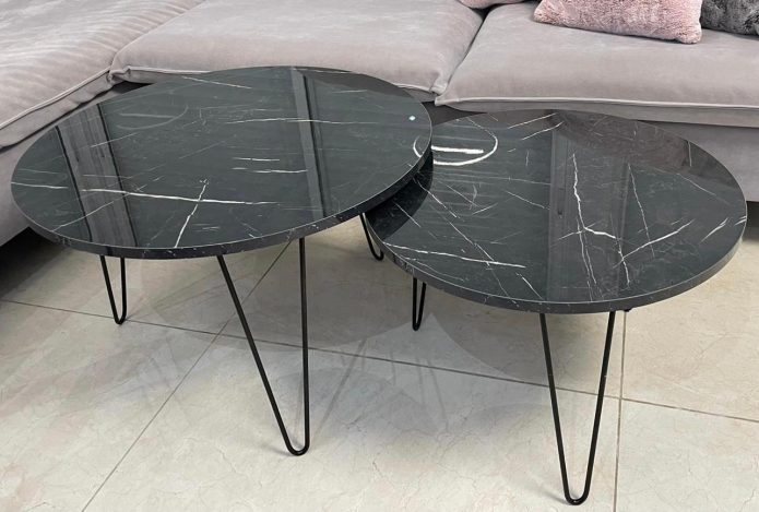 סט שולחנות מון שחור