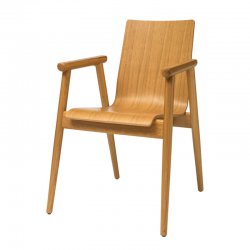 כורסא פיבי מושב עץ