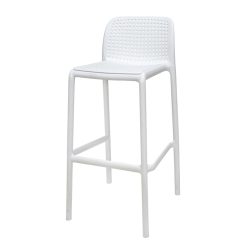 כסא בר רשת לבן