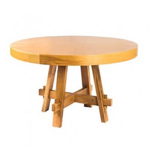 שולחן עץ עגול לפינת ישיבה