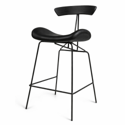 כסא בר דיור שחור