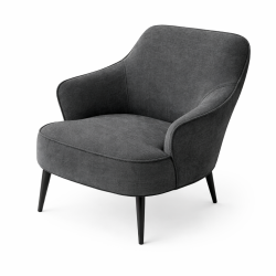 כורסא רוקו אפור כהה