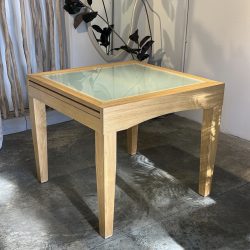 שולחן פקינו זכוכית