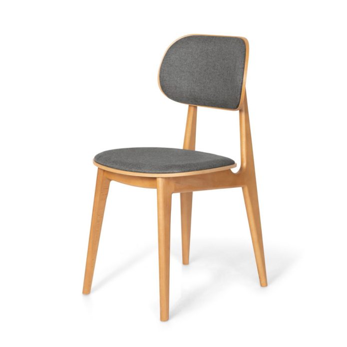 כסא לולה מרופד אלון