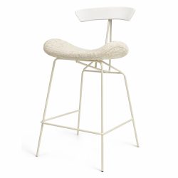 כסא בר דיור לבן