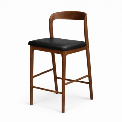 כסא בר מרטין אגוז מרופד