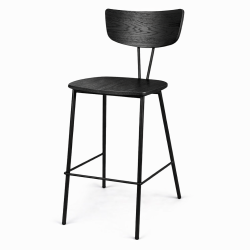 כסא בר צ'ייסר עץ שחור