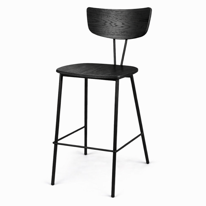 כסא בר צ'ייסר עץ שחור