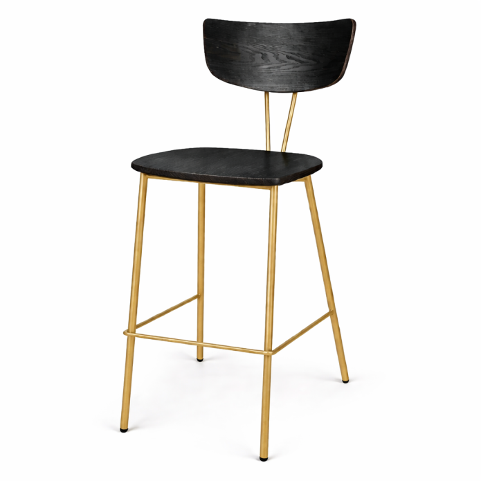 כסא בר צ'ייסר עץ שחור