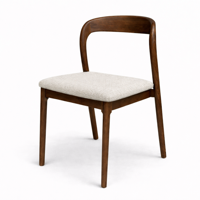 כסא מרטין אגוז מרופד