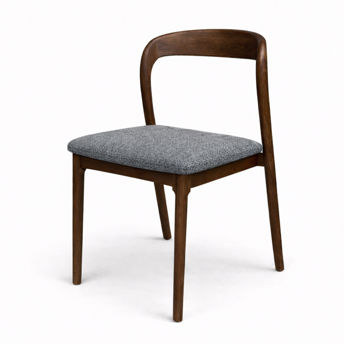 כסא מרטין אגוז מרופד