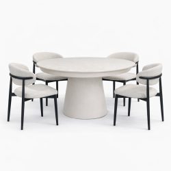 סט קפרי +4 כסאות לאונרדו