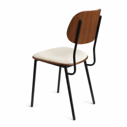 כסא ריץ אגוז מרופד